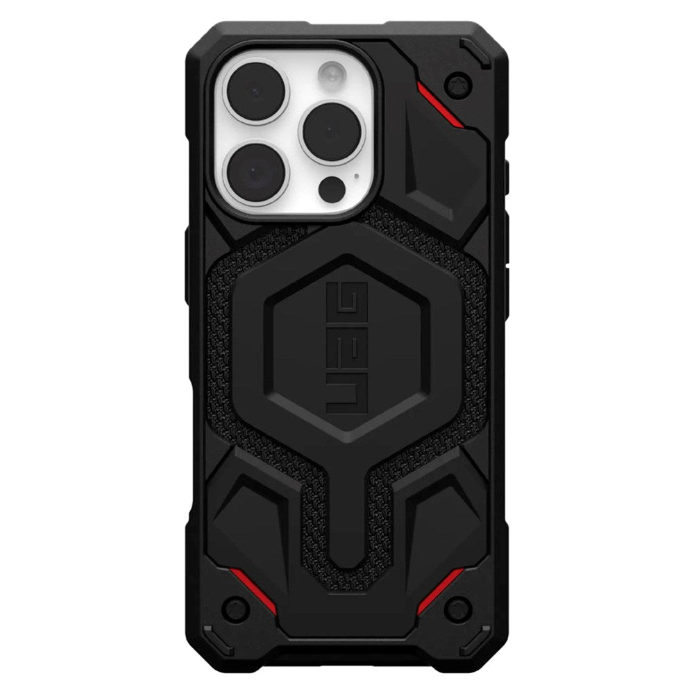 iPhone 16 Pro UAG MONARCH Pro Series Craftsman-deksel - MagSafe-kompatibel - Kevlar Black