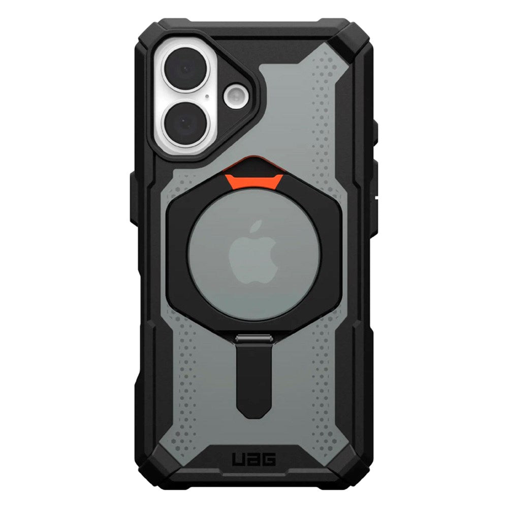 iPhone 16 UAG PLASMA XTE Series Bakdeksel - MagSafe kompatibel - Svart / Oransje