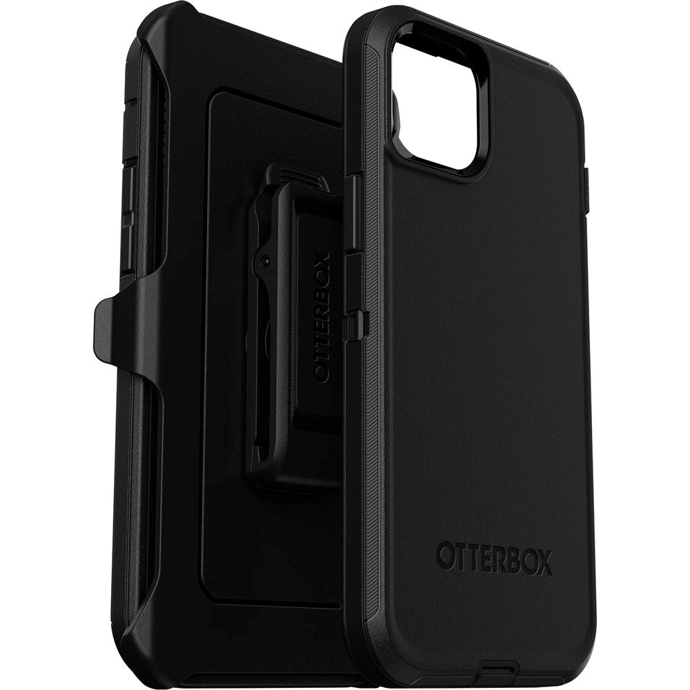 OTTERBOX Defender Series iPhone 15 Plus deksel m. Belteholder - Sort