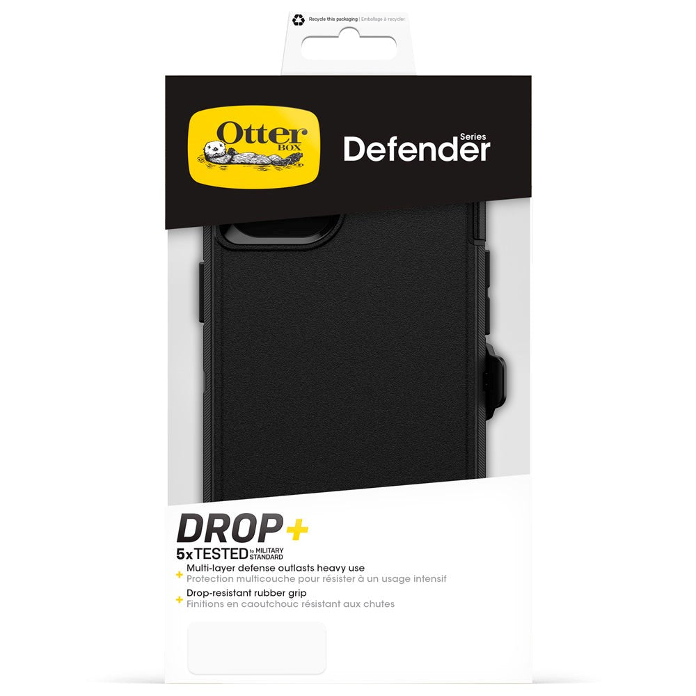 OTTERBOX Defender Series iPhone 15 Plus deksel m. Belteholder - Sort