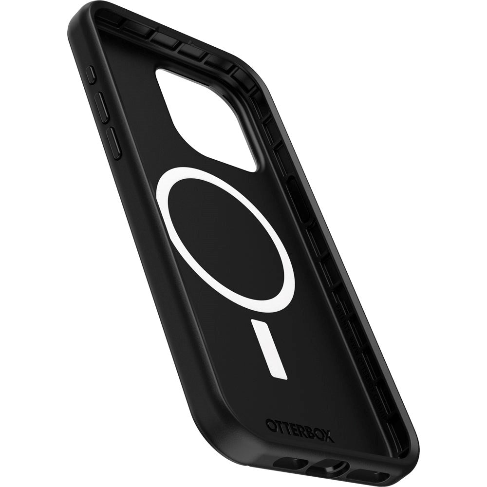 OtterBox Symmetry Series iPhone 15 Pro Max deksel - MagSafe-kompatibel - Svart