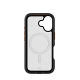 iPhone 17 Tech21 EVO Pro Mobil Cover m. Strop - MagSafe Kompatibel - Gennemsigtig / Sort