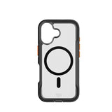 iPhone 17 Tech21 EVO Pro Mobil Cover m. Strop - MagSafe Kompatibel - Gennemsigtig / Sort