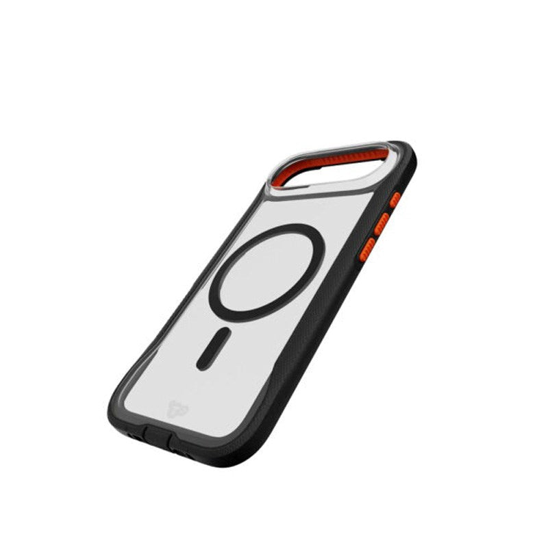 iPhone Air Tech21 EVO Pro Mobil Cover m. Strop - MagSafe Kompatibel - Gennemsigtig / Sort