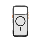 iPhone 17 Pro Max Tech21 EVO Pro Mobil Cover m. Strop - MagSafe Kompatibel - Gennemsigtig / Sort