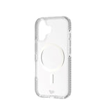 iPhone 17 Tech21 EVO Crystal Mobil Cover - MagSafe Kompatibel - Gennemsigtig / Sølv