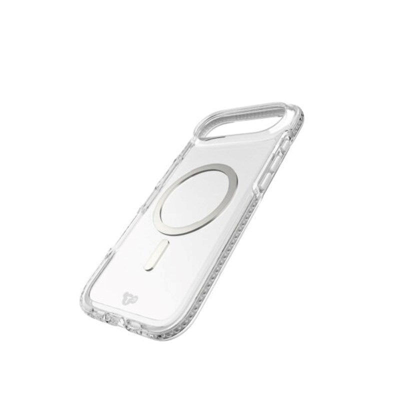iPhone Air Tech21 EVO Crystal Mobil Cover - MagSafe Kompatibel - Gennemsigtig / Sølv