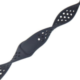 Smartwatch 20mm perforert silikonrem - Svart