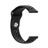 Smartwatch Hole Spenne Silikonstropp (22mm) - Svart