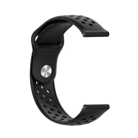 Smartwatch Hole Spenne Silikonstropp (22mm) - Svart