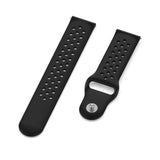 Smartwatch Hole Spenne Silikonstropp (22mm) - Svart