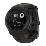 Garmin Instinct 22 mm silikonstropp m. Pinner - Svart