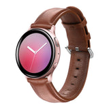 Universal Smartwatch lærreim (20mm) - Brun