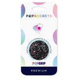 POPSOCKETS PopGrip Sparkle Black Avtakbart grep m. Stativfunksjon