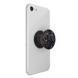 POPSOCKETS PopGrip Sparkle Black Avtakbart grep m. Stativfunksjon