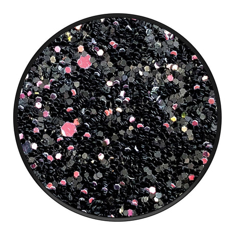 POPSOCKETS PopGrip Sparkle Black Avtakbart grep m. Stativfunksjon