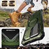 Samsung Galaxy S25 Ultra Supcase IBLSN Armorbox-deksel - MagSafe-kompatibel - Grønn