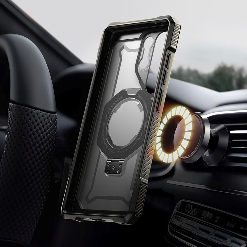 Samsung Galaxy S25 Ultra Supcase Unicorn Beetle Grip-deksel - MagSafe-kompatibel - Grønn