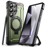 Samsung Galaxy S25 Ultra Supcase Unicorn Beetle Grip-deksel - MagSafe-kompatibel - Grønn