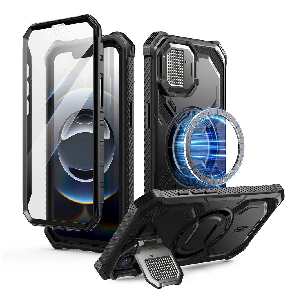 iPhone 17e / 16e Supcase IBLSN Armorbox Cover - MagSafe Kompatibel - Sort