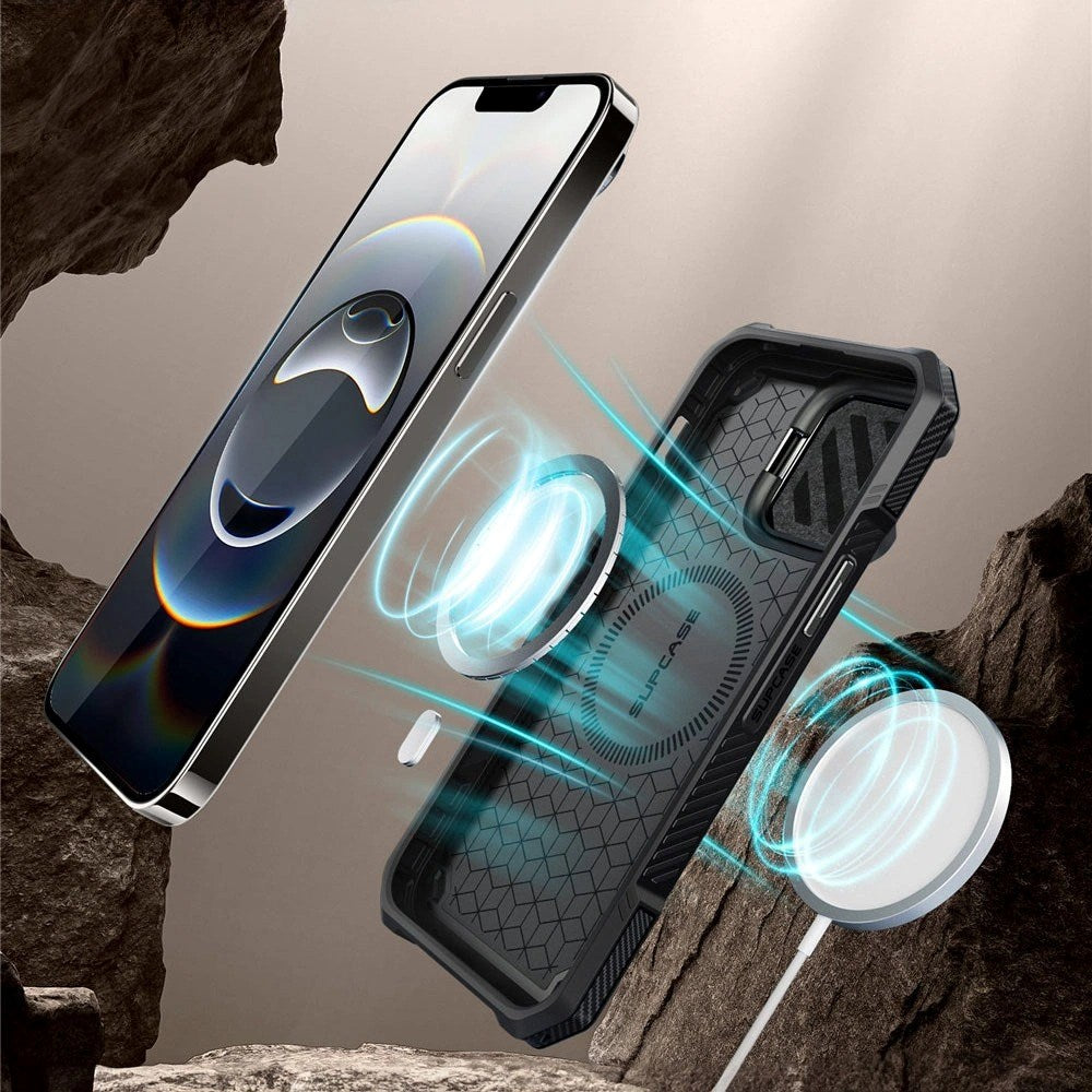 iPhone 16e Supcase Unicorn Beetle XT deksel - MagSafe-kompatibel - Svart