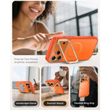 iPhone 17 Pro Max SUPCASE ARES MagSafe  Cover m. Skærmbeskyttelse – Orange