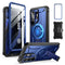 SUPCASE Samsung Galaxy S26 Ultra Unicorn Beetle Pro Mag Cover inkl. 2x Frontramme - MagSafe Kompatibel - Blå