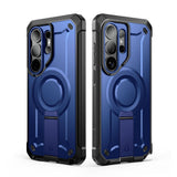 SUPCASE Samsung Galaxy S26 Ultra Unicorn Beetle Pro Mag Cover inkl. 2x Frontramme - MagSafe Kompatibel - Blå