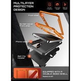 SUPCASE Samsung Galaxy S26 Ultra Unicorn Beetle Pro Mag Cover inkl. 2x Frontramme - MagSafe Kompatibel - Orange