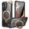 SUPCASE Samsung Galaxy S26 UB Grip Mag Cover m. Kickstand - MagSafe Kompatibel - Sort / Guld