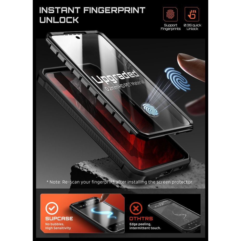 SUPCASE Samsung Galaxy S26+ (Plus) Unicorn Beetle Pro Mag Cover inkl. 2x Frontramme - MagSafe Kompatibel - Sort