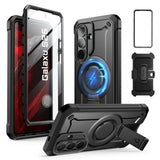 SUPCASE Samsung Galaxy S26+ (Plus) Unicorn Beetle Pro Mag Cover inkl. 2x Frontramme - MagSafe Kompatibel - Sort