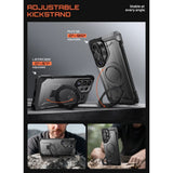 SUPCASE Samsung Galaxy S26 Ultra UB Grip Mag Cover m. Kickstand - MagSafe Kompatibel - Sort