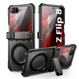 Samsung Galaxy Z Flip8 Supcase UB Grip Mag Håndværker Cover - MagSafe Kompatibel - Sort