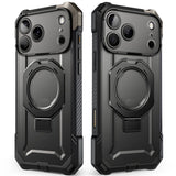 iPhone 18 Pro / 17 Pro Supcase UB Grip Mag Håndværker Cover - MagSafe Kompatibel - Sort