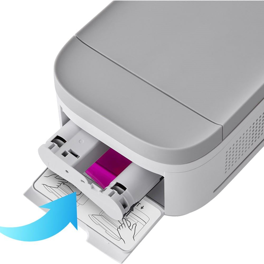 HP Sprocket Studio Plus mobil fotoskriver 10 x 15 cm m. Fotopapir og blekkpatron - Hvit