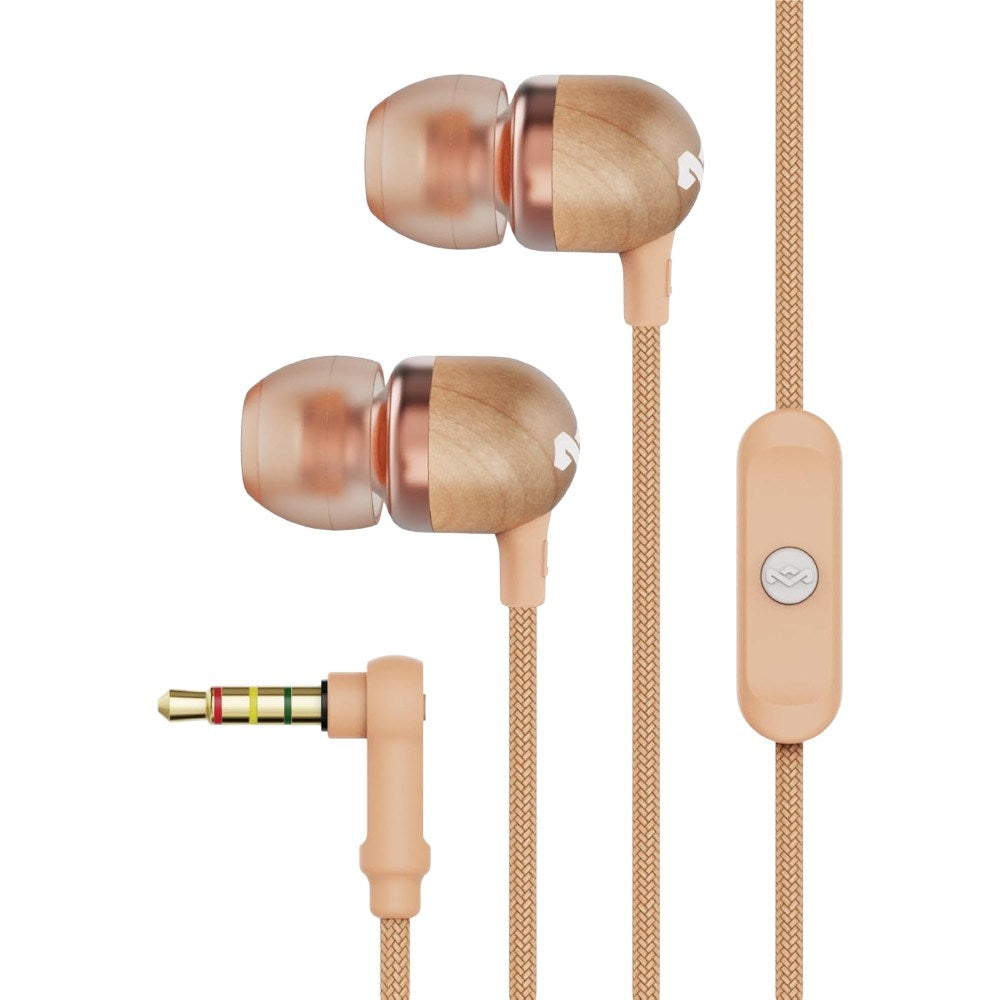 House of Marley Smile Jamaica Jackstik Høretelefoner - In-Ear - Kobber