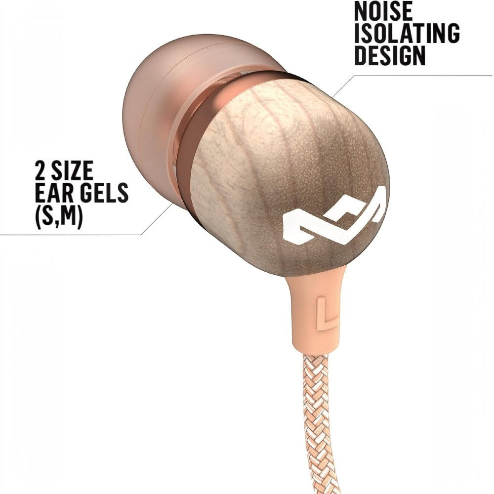 House of Marley Smile Jamaica Jackstik Høretelefoner - In-Ear - Kobber