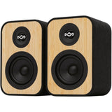 House of Marley Uplift Bookshelf Bluetooth Højttaler Sæt - Sort / Lys Bambus