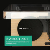 House of Marley Revolution Pladespiller m. Bluetooth - Sort / Lys Bambus