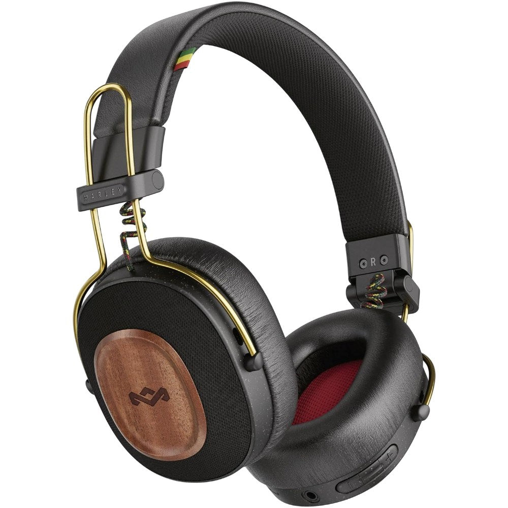 House of Marley Positive Vibration Riddim Høretelefoner - On-Ear - Rasta