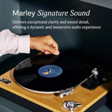 House of Marley Stir It Up Wireless 2 Pladespiller m. Bluetooth - Sort / Lys Bambus
