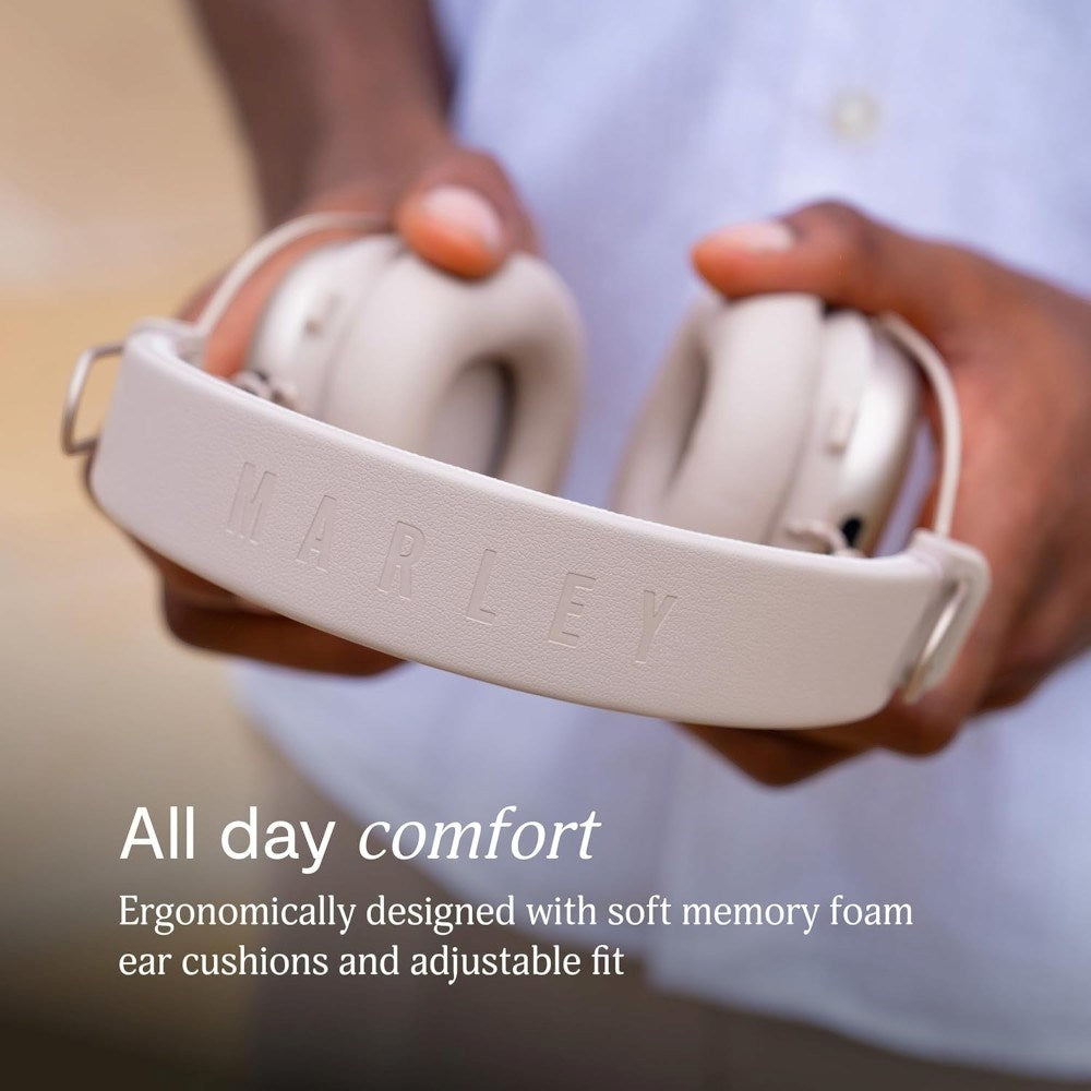 House of Marley Positive Vibration Rebel ANC Høretelefoner - Over-Ear - Beige