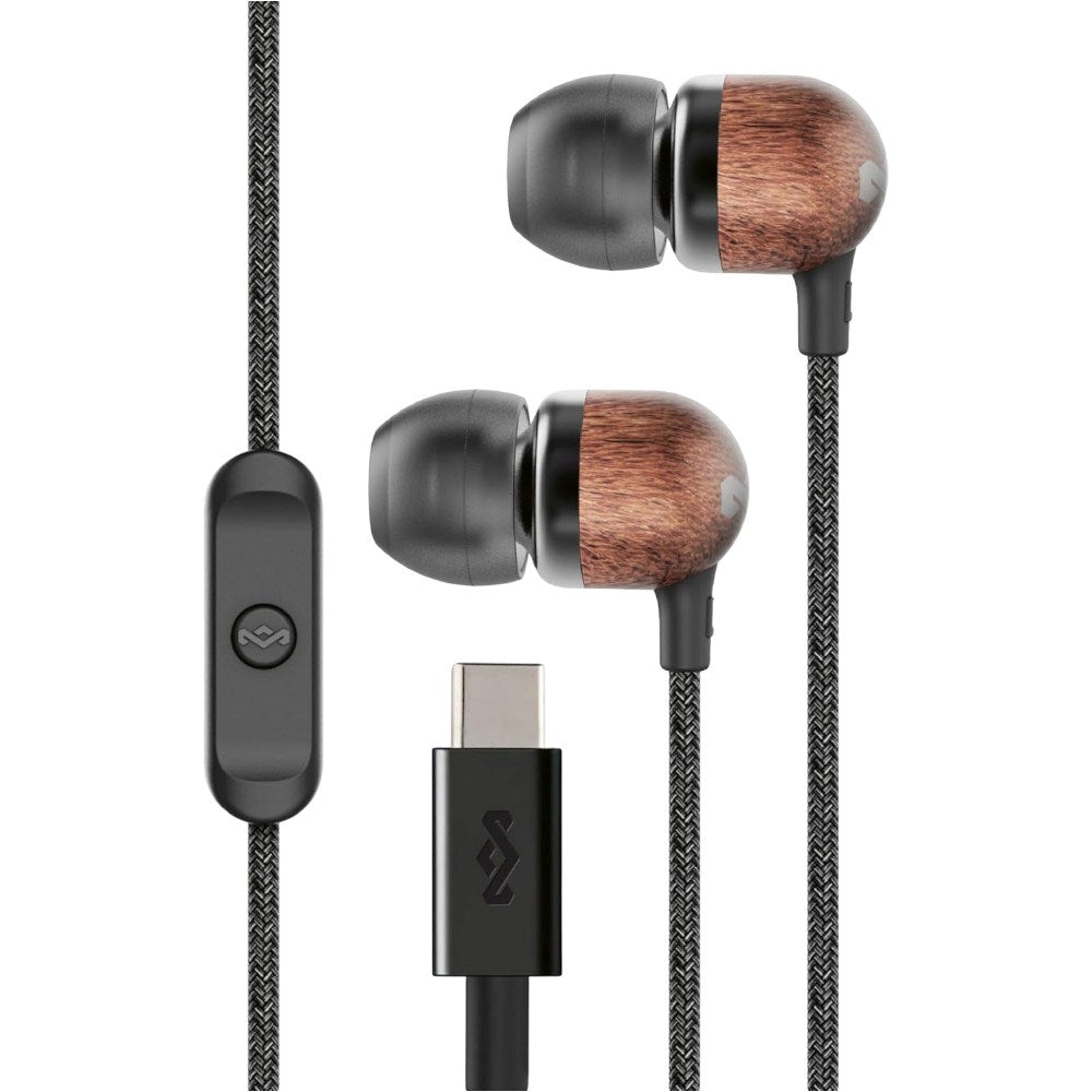 House of Marley Smile Jamaica In-Ear Høretelefoner m. USB-C - Sort