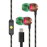 House of Marley Smile Jamaica In-Ear Høretelefoner m. USB-C - Rasta