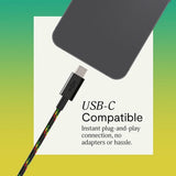 House of Marley Smile Jamaica In-Ear Høretelefoner m. USB-C - Rasta