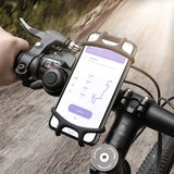 Floveme Universal Mobilholder Til Cykel - Sort (Maks Str. 15.7 cm)