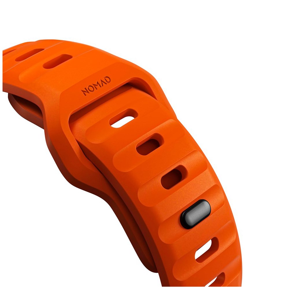 Nomad Apple Watch (42/44/SE/45/46/49 mm) sportsbåndstropp - ultraoransje