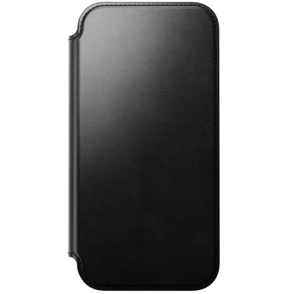 iPhone 18 Pro Max Nomad Modern Horween Leather Folio Flip Cover - MagSafe Kompatibel - Black