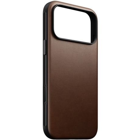 iPhone 18 Pro Max / 17 Pro Max Nomad Modern Leather Bagside Cover - MagSafe Kompatibel - Brown